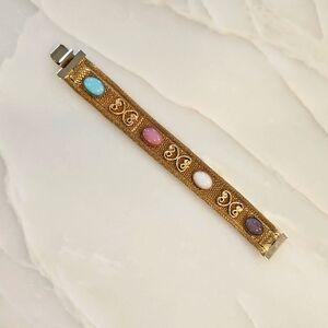 Vintage Gold Mesh Bracelet